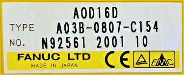 A03B-0807-C154 | FANUC I/O Modules A03B-0807-C154 | FANUC I/O Modules
